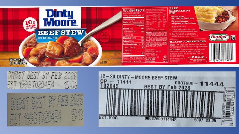 Recall alert: 256K pounds of Dinty Moore Beef Stew recalled for foreign matter