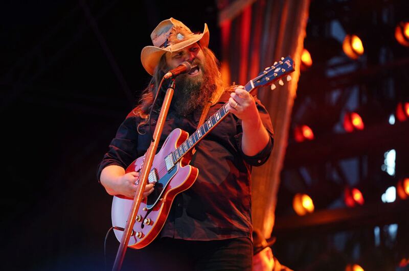 FRANKLIN, TENNESSEE - SEPTEMBER 25: Chris Stapleton performs onstage during day two of the 2022 Pilgrimage Music & Cultural Festival on September 25, 2022 in Franklin, Tennessee. (Photo by Erika Goldring/Getty Images for Pilgrimage Music & Cultural Festival)