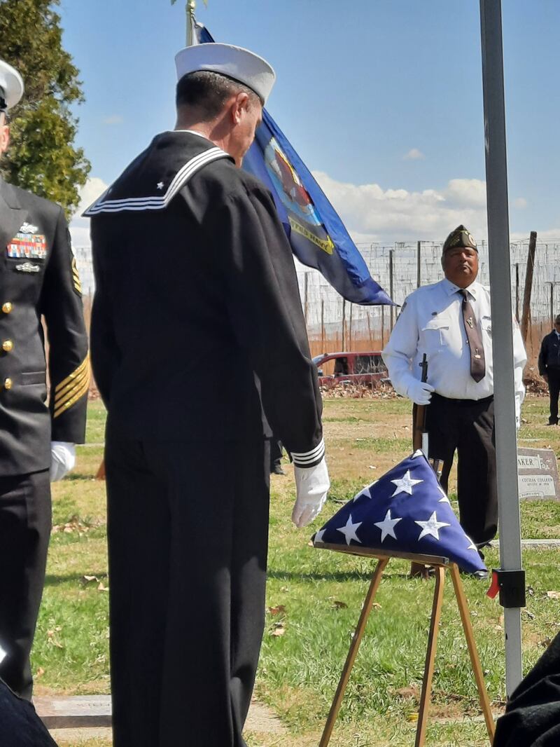 On a windswept day in April, Paul Charvet and his mom, Blanche, were buried at the Mabton Cemetery next to his dad, Ray, complete with full military honors.