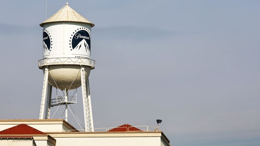 Paramount water tower at Paramount studios