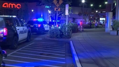 Scene of fatal shooting at the AMC theaters at the Kent Station shopping center.