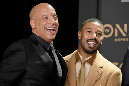 HOLLYWOOD, CALIFORNIA - MARCH 30: Vin Diesel (L) and Michael B. Jordan attend the 50th NAACP Image Awards at Dolby Theatre on March 30, 2019 in Hollywood, California. (Photo by Frazer Harrison/Getty Images)