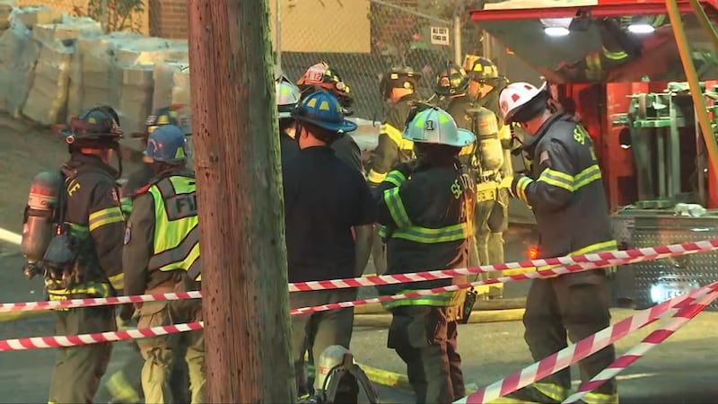 A 3-alarm fire caused a home under construction to collapse and damaged two others in Seattle's Mount Baker neighborhood.