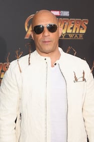 HOLLYWOOD, CA - APRIL 23: Actor Vin Diesel attends the Los Angeles Global Premiere for Marvel Studios Avengers: Infinity War on April 23, 2018 in Hollywood, California. (Photo by Jesse Grant/Getty Images for Disney)