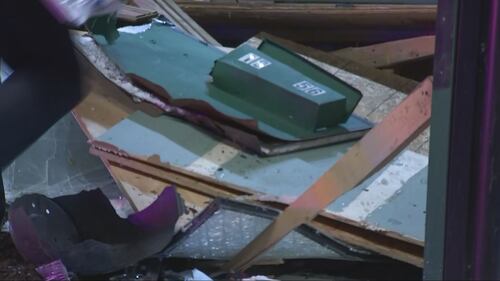 At about 3:45 a.m., burglars rammed Cannazone Seattle on First Avenue South near Walker Street, which is adjacent to a Starbucks, on March 19, 2024.