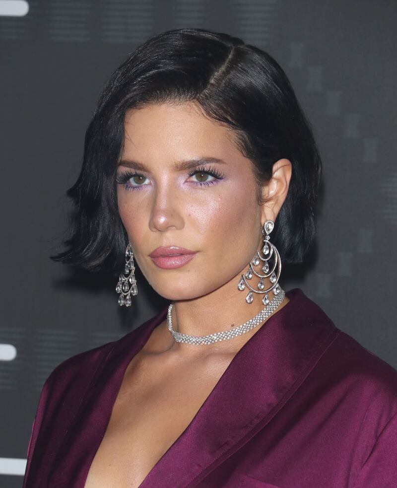 NEW YORK, NEW YORK - SEPTEMBER 10: Halsey attends the Savage x Fenty arrivals during New York Fashion Week at Barclays Center on September 10, 2019 in New York City. (Photo by Jim Spellman/Getty Images)