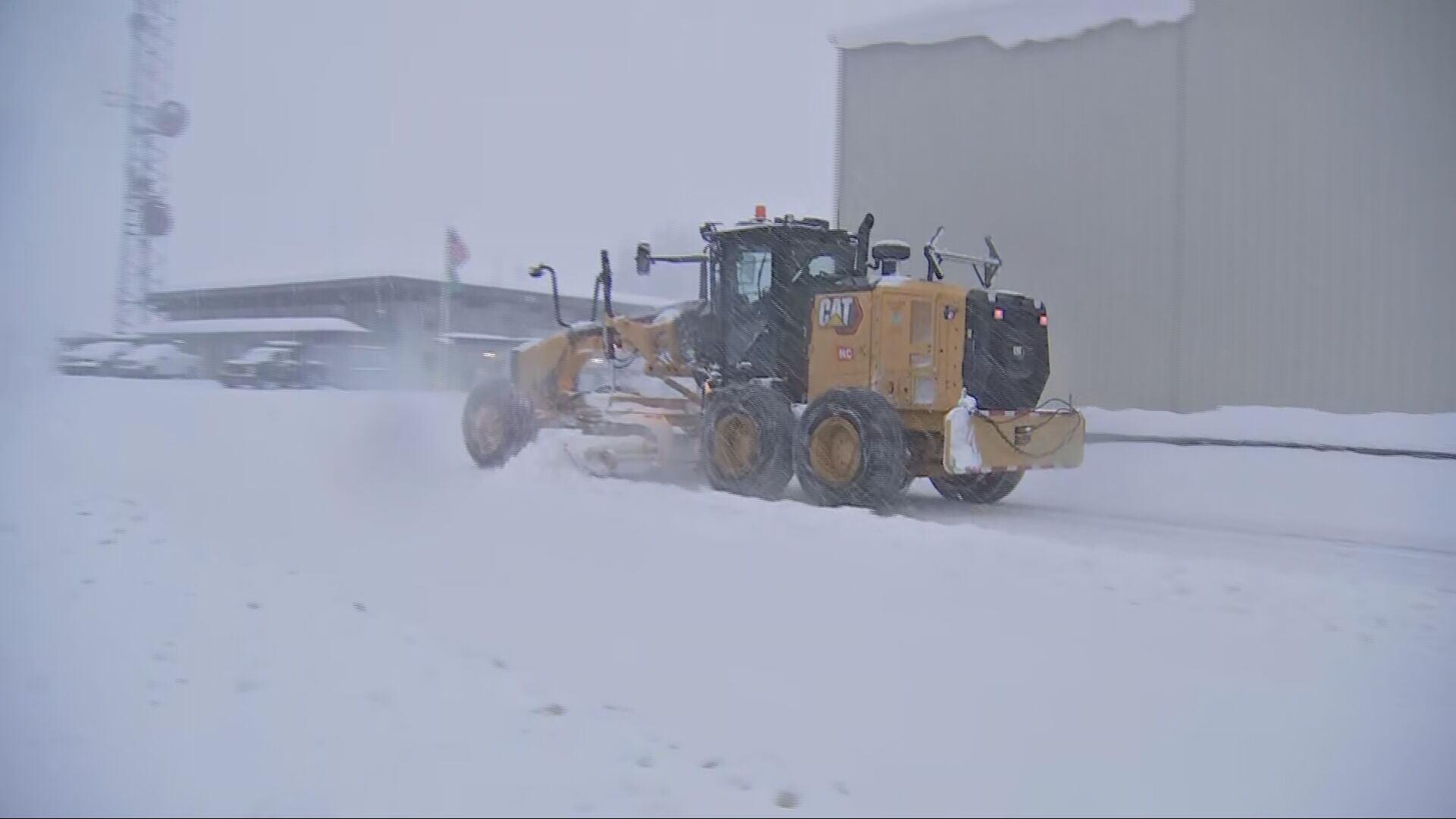 Snow at Snoqualmie Pass on Monday, Jan. 8