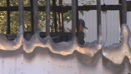 A trailer caught fire on the northbound SR 167 offramp to Ellingson Road.