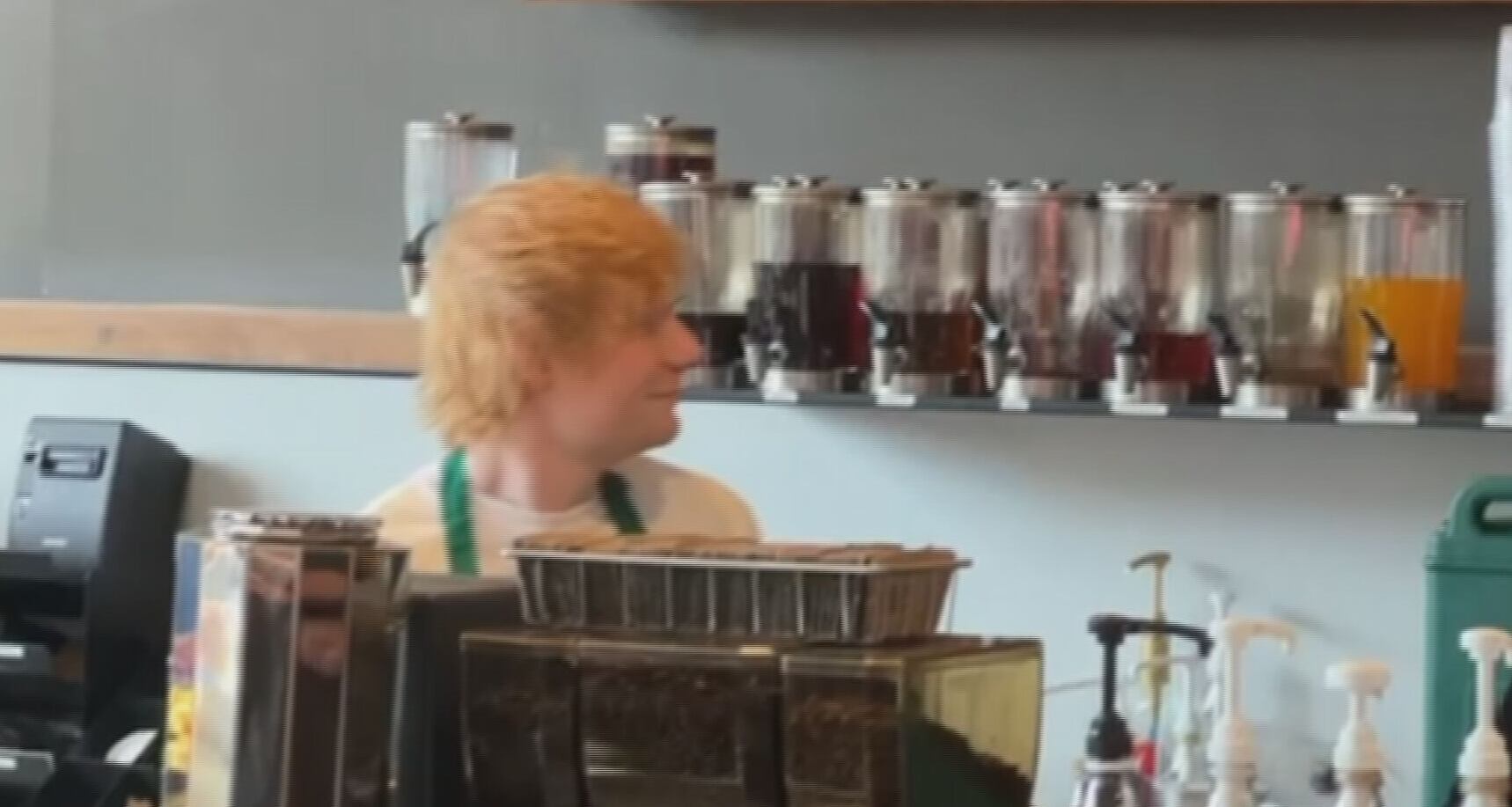 Ed Sheeran Pike Place Starbucks