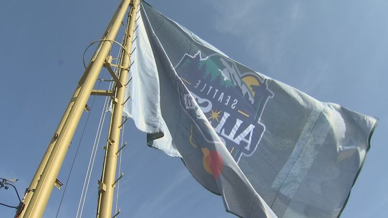 Felix Hernandez All-Star flag raising