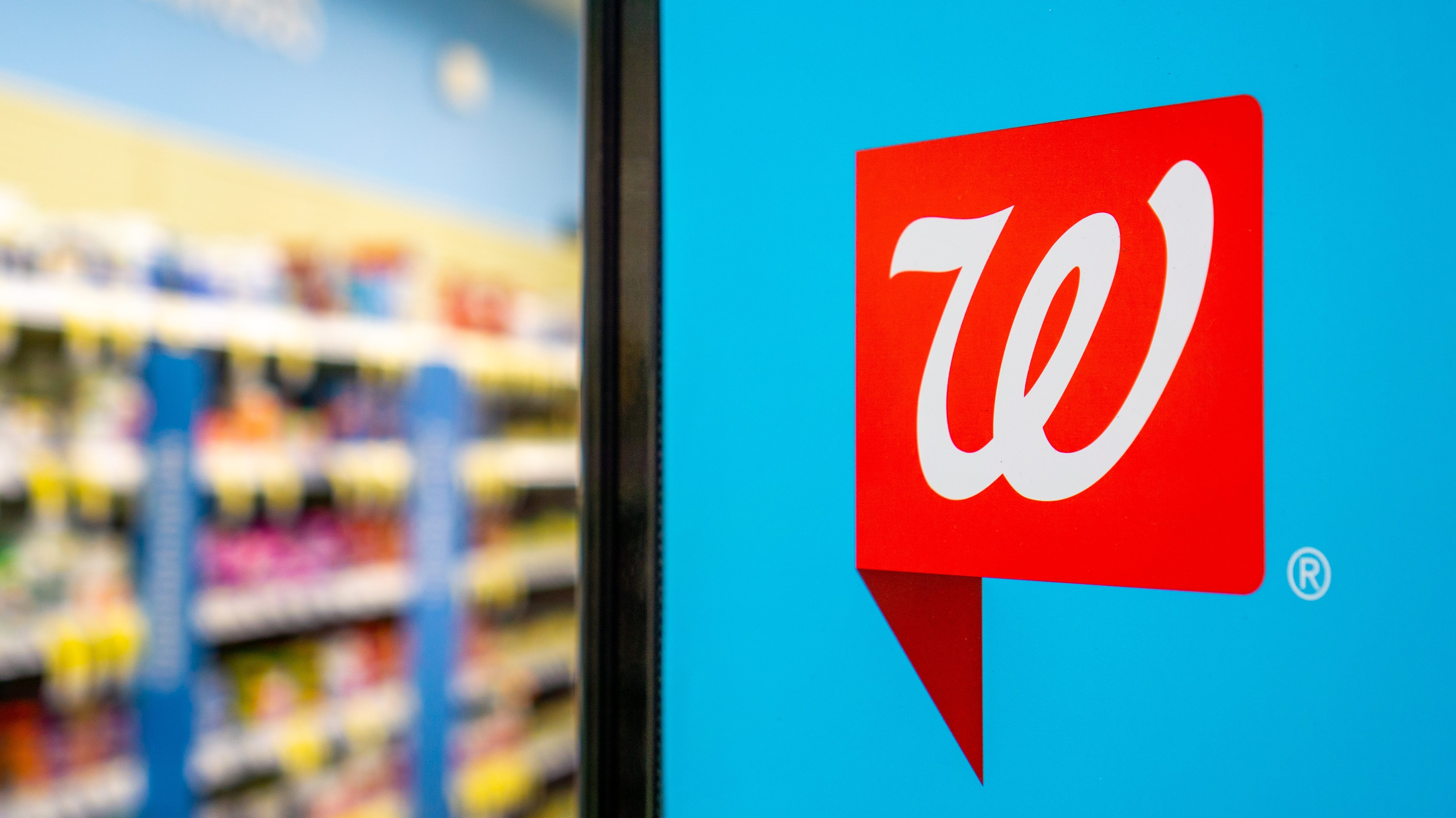 Walgreens logo inside one of the stores