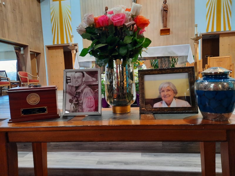 On a windswept day in April, Paul Charvet and his mom, Blanche, were buried at the Mabton Cemetery next to his dad, Ray, complete with full military honors.