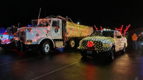 Olympia holiday light parade