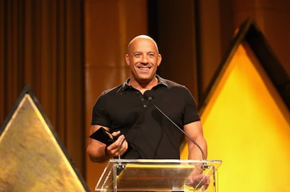 HOLLYWOOD, CA - JUNE 24: Actor Vin Diesel speaks onstage at the NALIP Latino Media Awards at The Ray Dolby Ballroom at Hollywood & Highland Center on June 24, 2017 in Hollywood, California. (Photo by Phillip Faraone/Getty Images for NALIP)