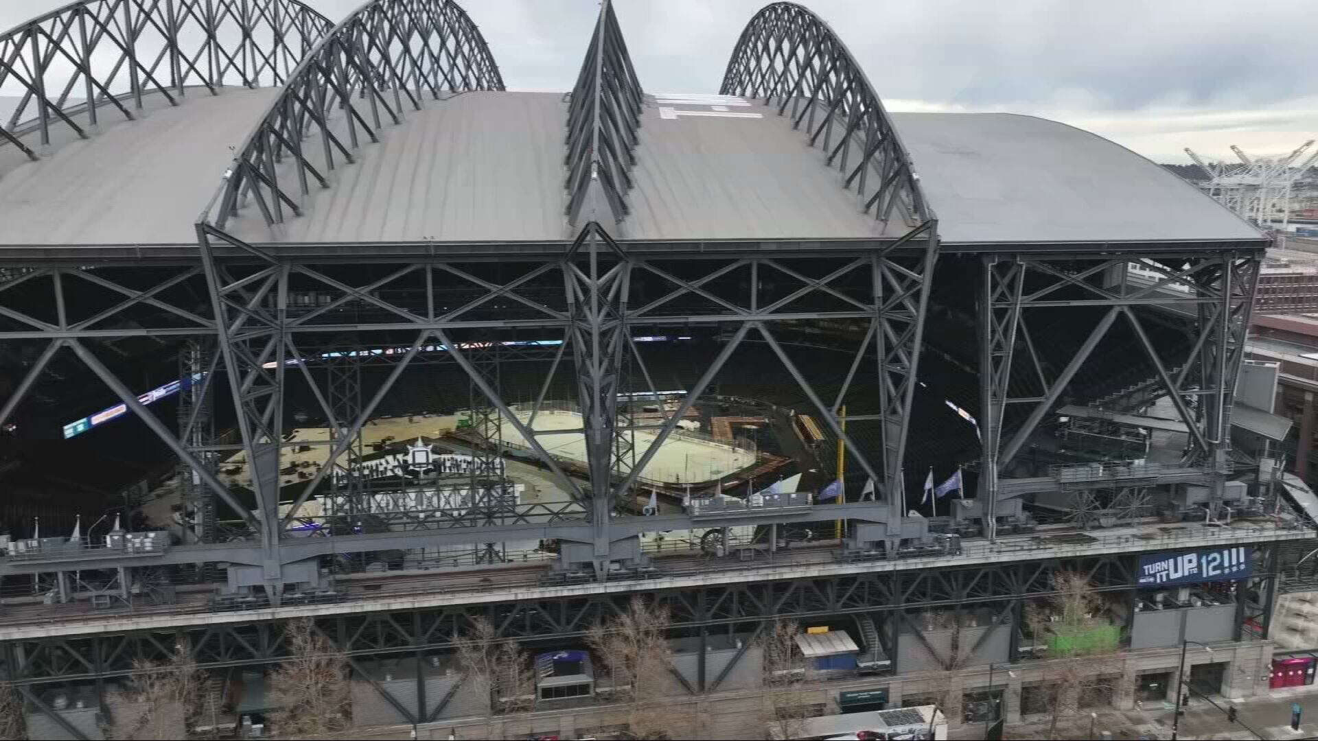 T-Mobile Park prepares for the Winter Classic on New Year's Day