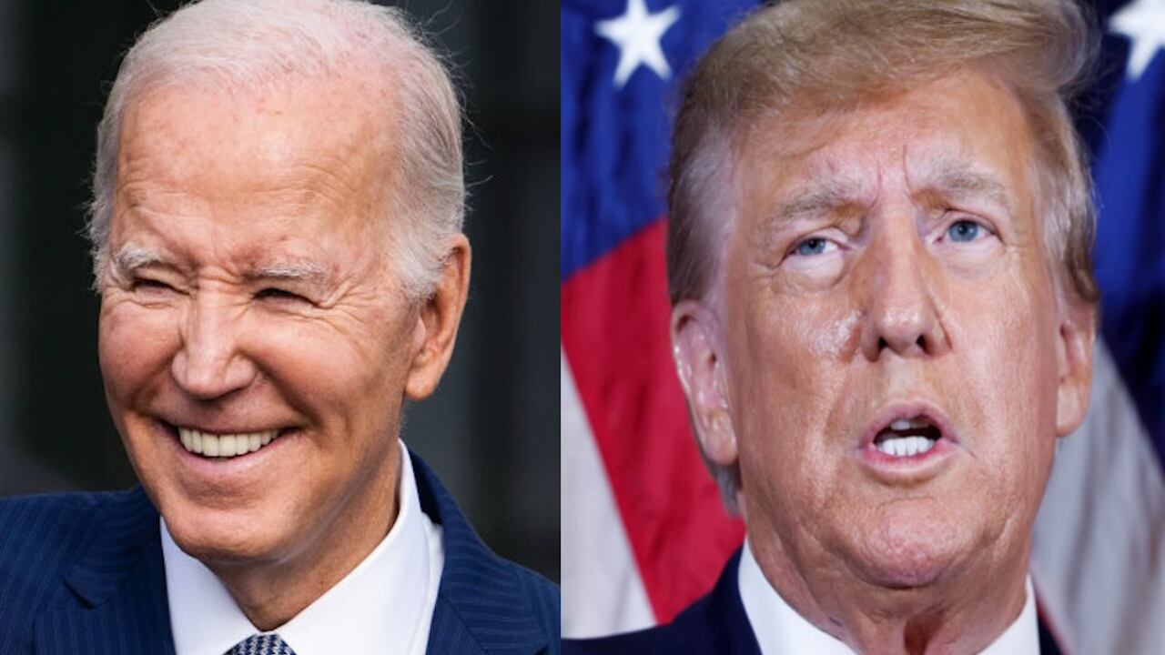 Joe Biden and Donald Trump