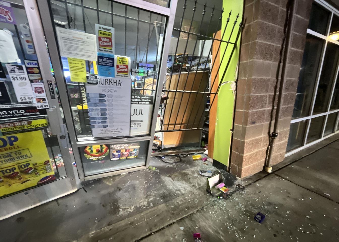 Marysville smash and grab burglary