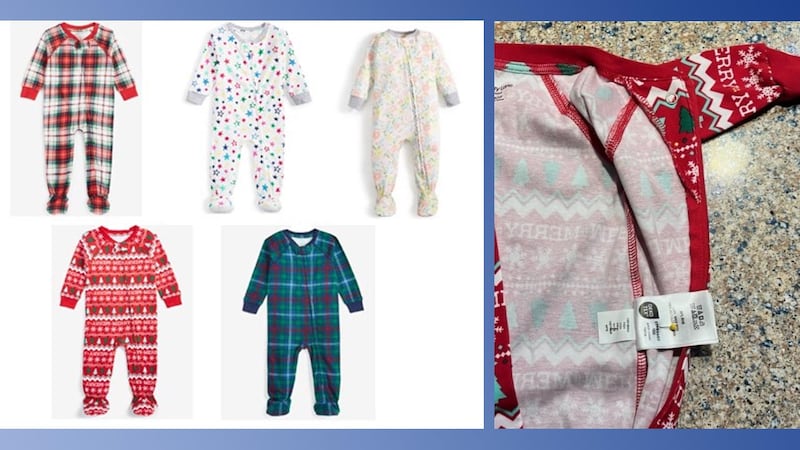 Recall alert: Macy’s recalls Holiday Lane infant footed pajamas