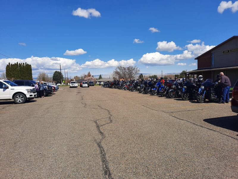 On a windswept day in April, Paul Charvet and his mom, Blanche, were buried at the Mabton Cemetery next to his dad, Ray, complete with full military honors.