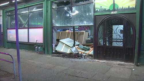 At about 3:45 a.m., burglars rammed Cannazone Seattle on First Avenue South near Walker Street, which is adjacent to a Starbucks, on March 19, 2024.