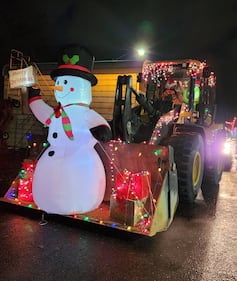 Olympia holiday light parade