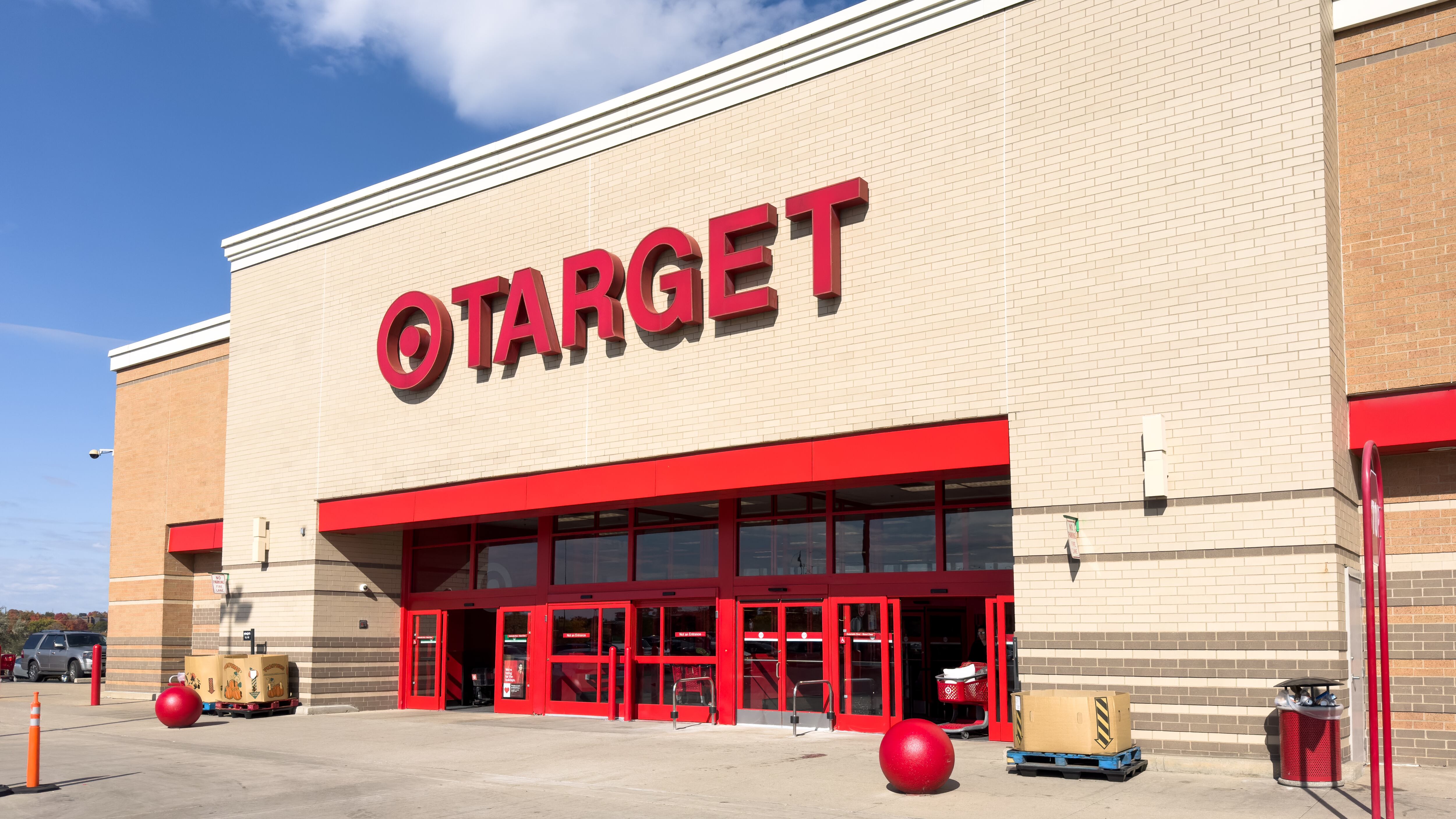 Entrance to one of the Target department stores located in Novi Michigan, United States
