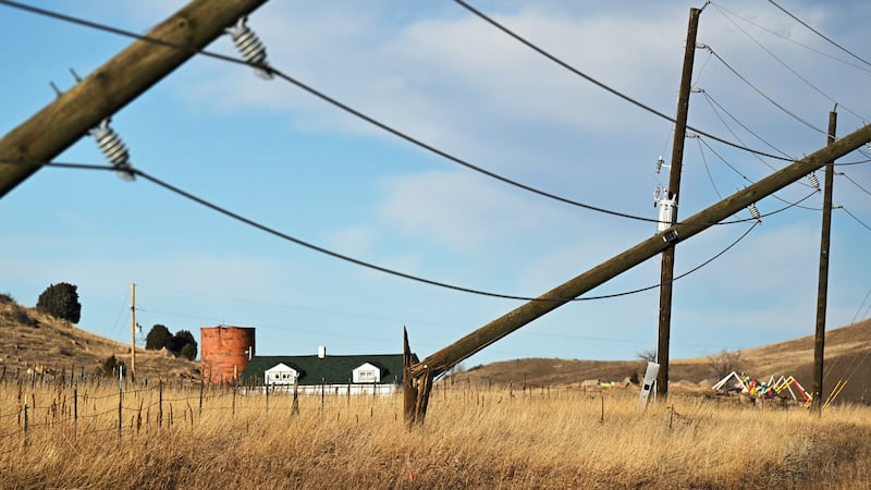 Hurricane-force wind downs power lines, fans wildfires in Colorado with more on way