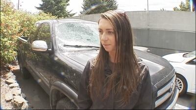 A few inches to the left and Abby Matthaeus knows she might not be doing this interview.