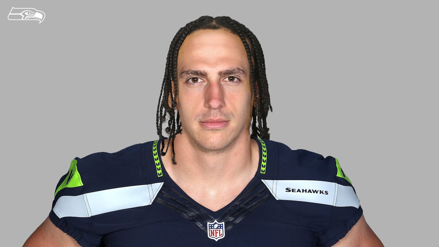 Seahawk Luke Willson's virtual hairstyle