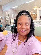 This undated photo provided by BeShea Terry shows a selfie of BeShea Terry in Americus, Ga. (BeShea Terry via AP)