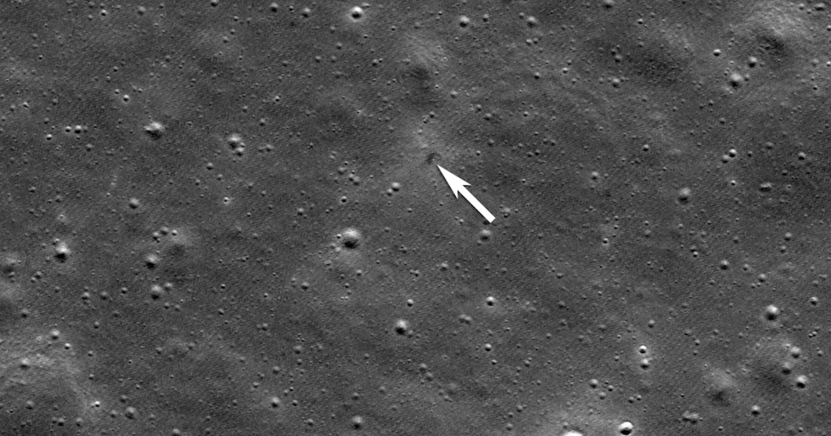 NASA spacecraft captures image of Japanese lander crash site on moon - KIRO 7 News Seattle