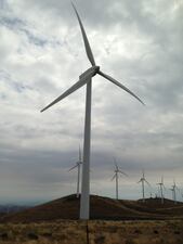 Puget Sound Energy's Wild Horse Wind Farm.