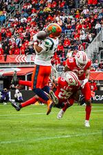 APRIL 30, 2023: The Seattle Sea Dragons against the D.C. Defenders during the North Division Championship at Audi Field on April 30th, 2023 in Washington, DC. 

(© Heather Barry/XFL)
