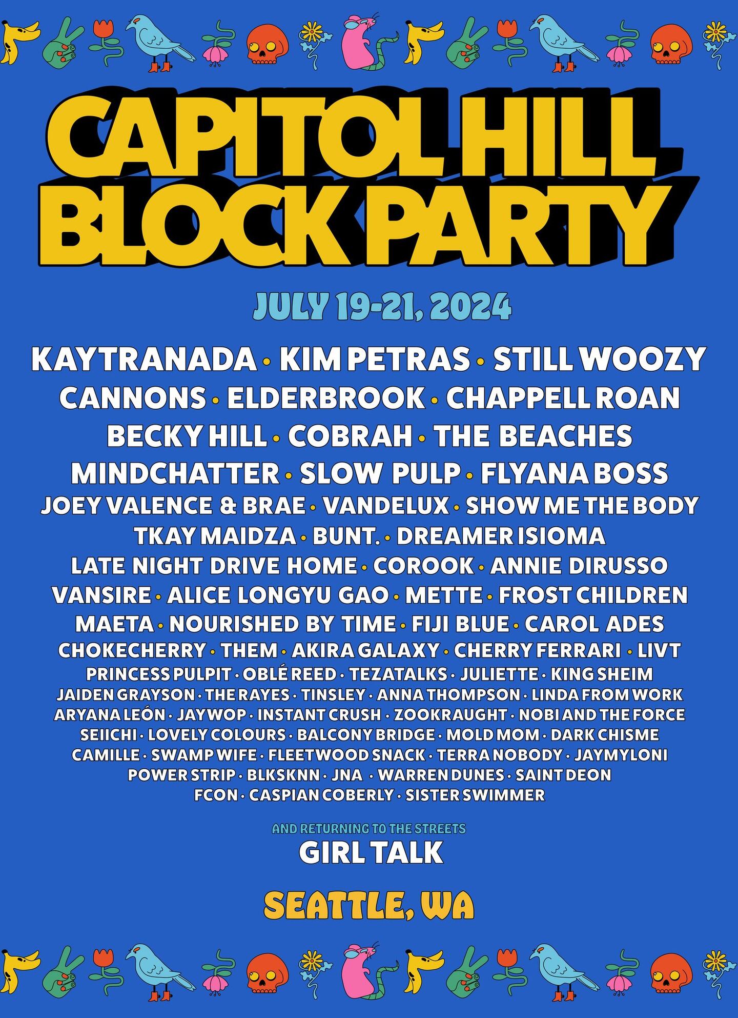 Capitol Hill Block Party 2024 lineup