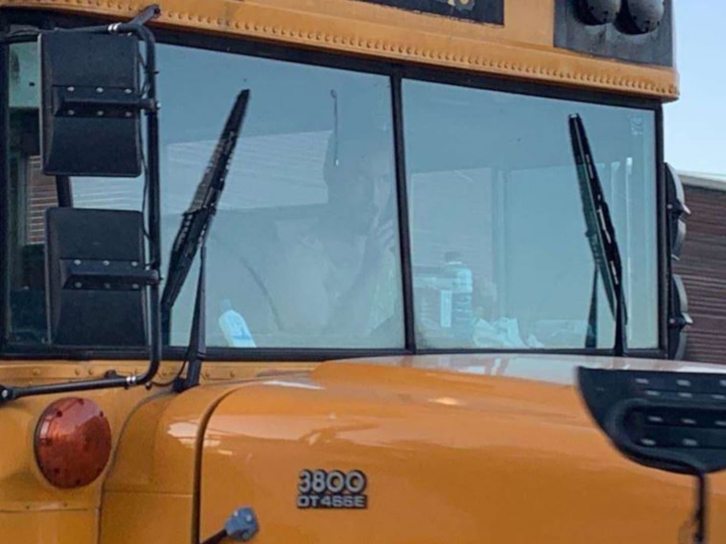 Man wearing yellow dress accused of stealing school bus