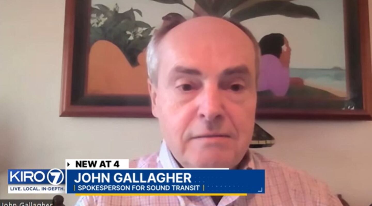 Sound Transit spokesperson John Gallagher.