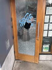 Damage to Life on Mars restaurant and bar.
