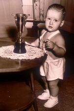 1948: Portrait of Bill Clinton as a baby at about 18 months of age in 1948.