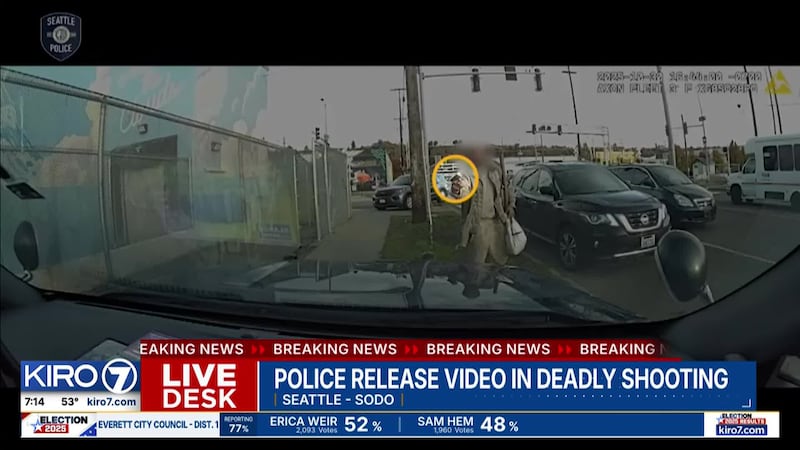 Bodycam video shows Seattle police officers fatally shooting man after he points gun at them