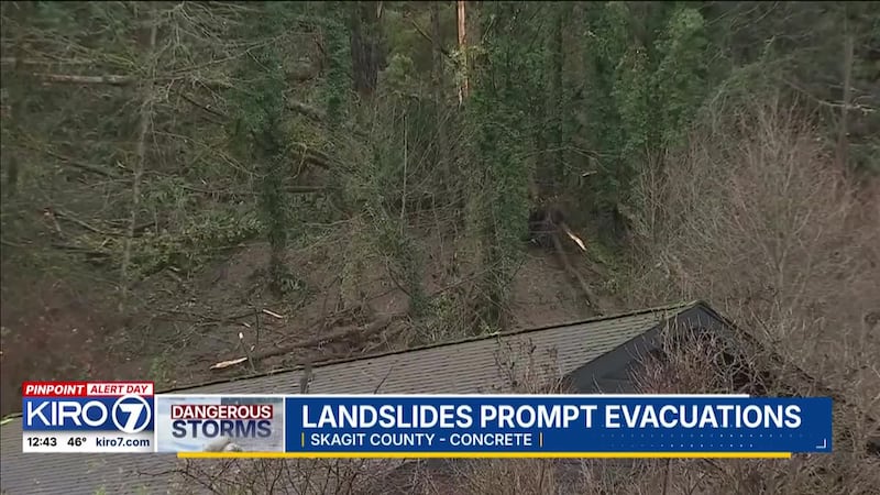 VIDEO: Landslides prompt evacuations