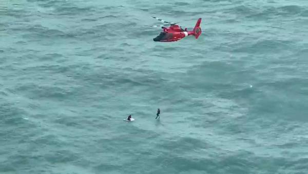 RAW: Milton Coast Guard rescue