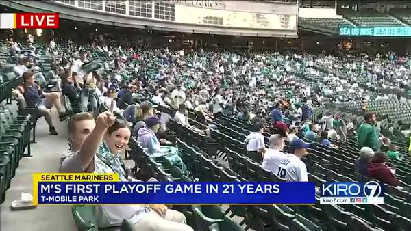 VIDEO: Mariners first playoff game in 21 years