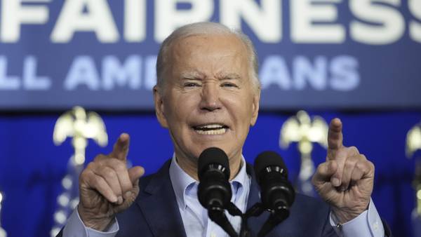 Biden visits his Pennsylvania hometown to call for more taxes on the rich and cast Trump as elitist