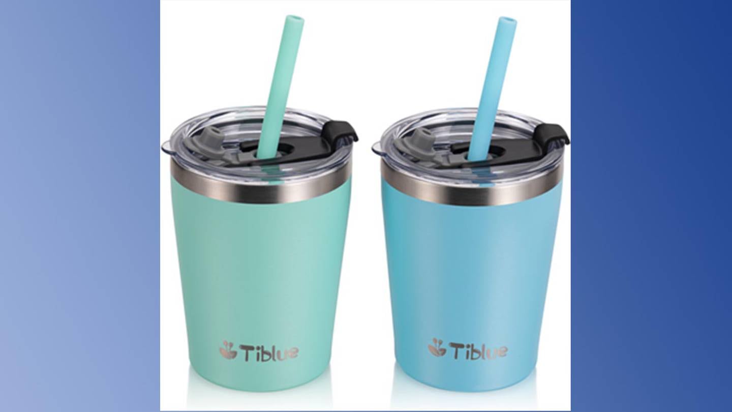 Kids and Toddler Stainless Steel Tumbler Cups 8.5 OZ, Set of 2