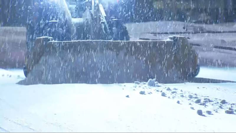 Snow in Whatcom County early Wednesday morning