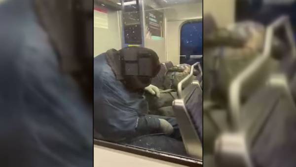 VIDEO: Train operator reacts strongly over concerns of drug use on light rail