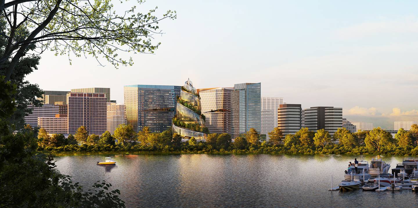 The Helix Amazon HQ2 design