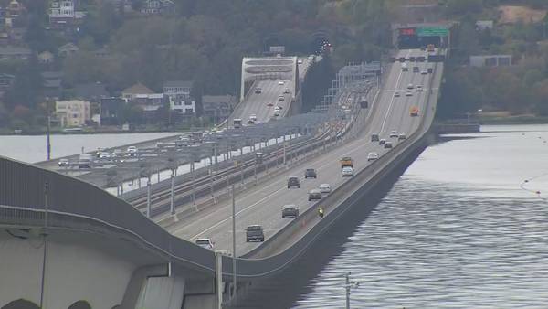 VIDEO: I-90 floating bridge fully reopens after weekend closure