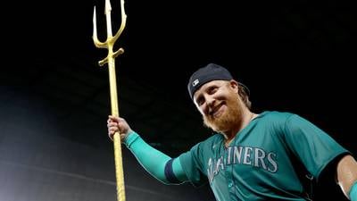 Raley rallies Mariners twice, Raleigh homers in 7-6 win over A’s in 10 innings