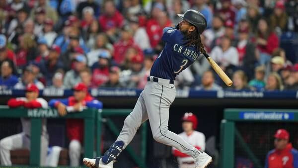 Crawford’s grand slam not enough as Mariners fall to Phillies, 6-5